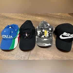 Baseball style caps